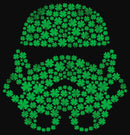 Men's Star Wars St. Patrick's Day Shamrock Stormtrooper Long Sleeve Shirt