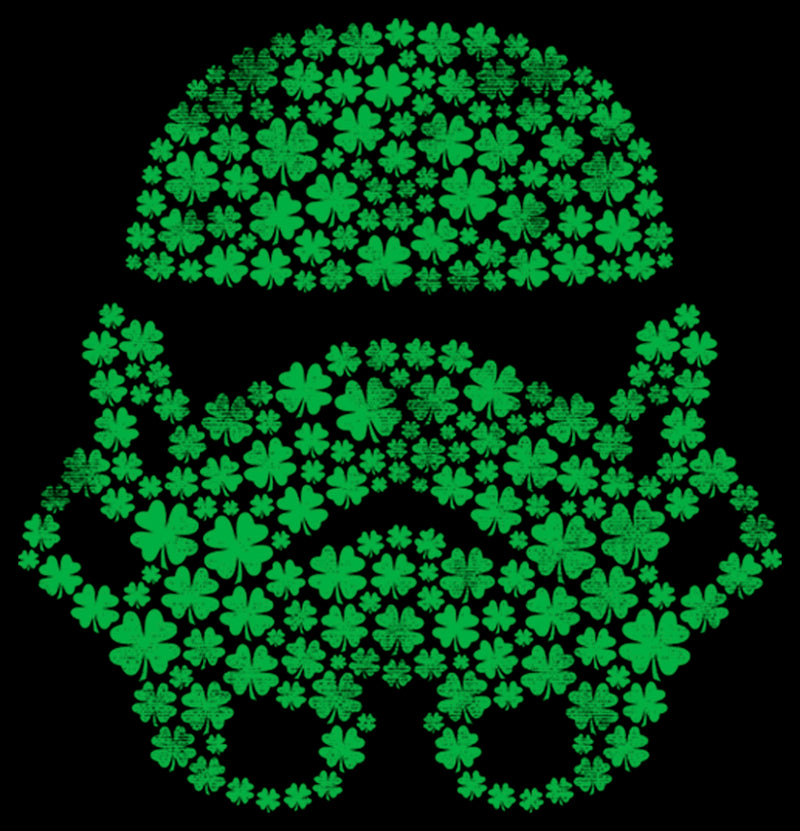 Men's Star Wars St. Patrick's Day Shamrock Stormtrooper Sweatshirt