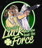 Men's Star Wars Luke St. Patrick's Day Who Needs Luck When You Have The Force Long Sleeve Shirt