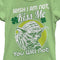 Girl's Star Wars St. Patrick's Day Yoda I am Not Irish Kiss Me You Will Not T-Shirt