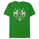 Men's Lost Gods Christmas Reindeer Love T-Shirt