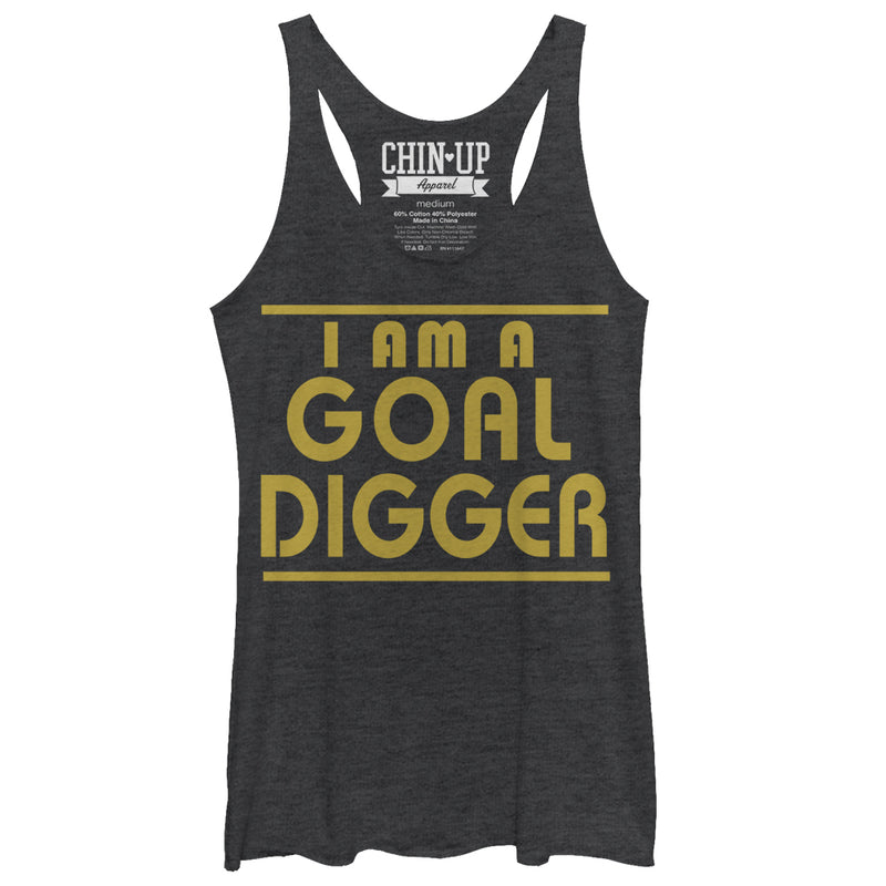 Women's CHIN UP Goal Digger Racerback Tank Top