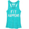 Women's CHIN UP Fit Happens Racerback Tank Top