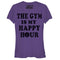 Junior's CHIN UP The Gym is my Happy Hour T-Shirt