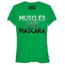 Junior's CHIN UP Muscles and Mascara T-Shirt