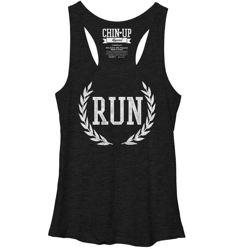 Women's CHIN UP Crown of Laurel Run Racerback Tank Top