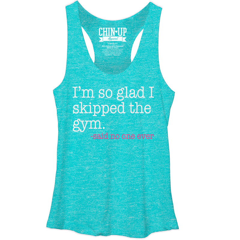 Women's CHIN UP Said No One Ever Racerback Tank Top