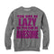 Women's CHIN UP Lazy or Awesome Sweatshirt