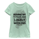 Girl's Jurassic Park Lovely Weekend T-Shirt