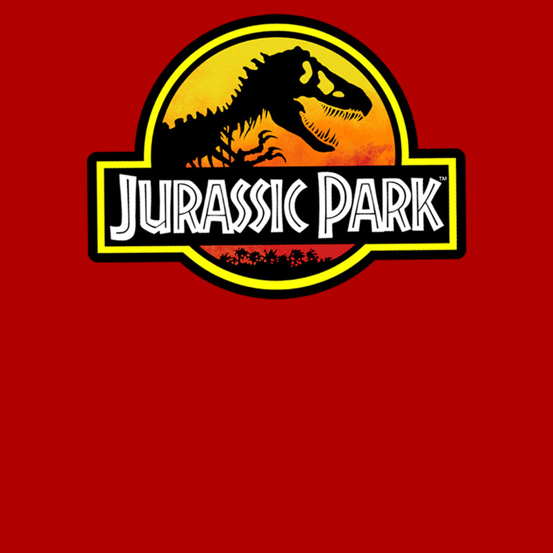 Boy's Jurassic Park Logo Outlined T-Shirt