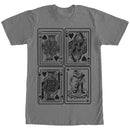 Men's Lost Gods King Queen Jack Joker Playing Cards T-Shirt