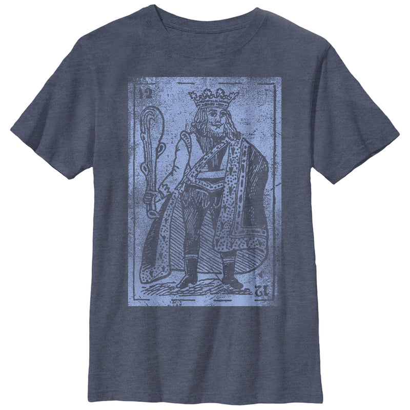 Boy's Lost Gods Distressed King Card T-Shirt