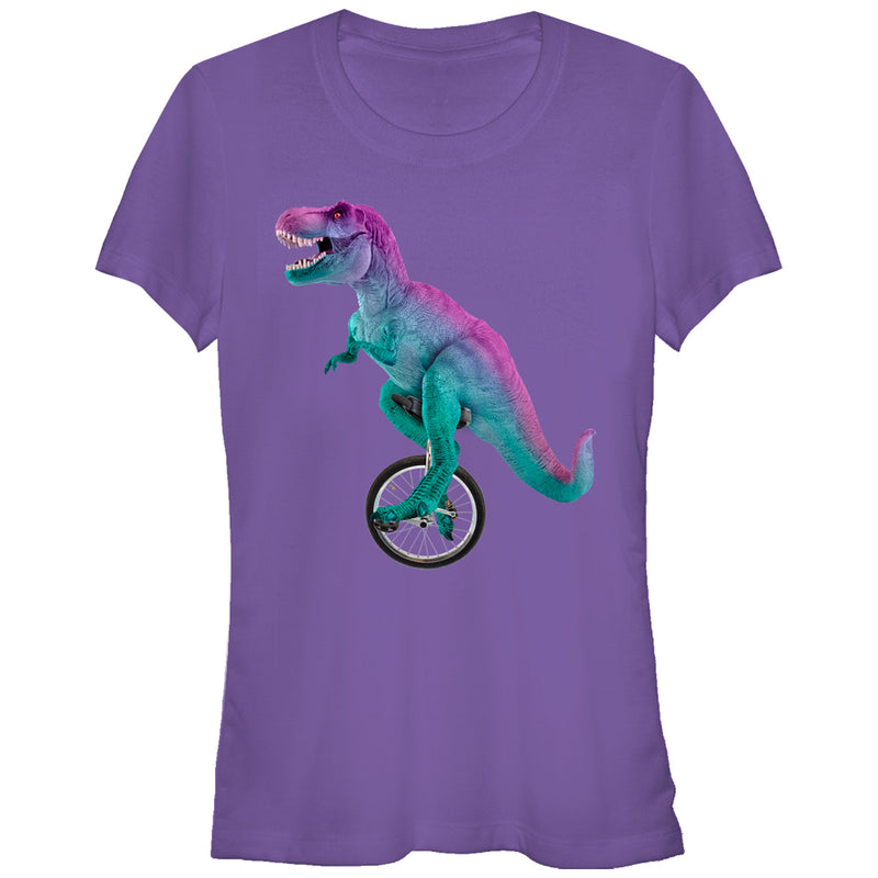Junior's Lost Gods Unicycle Dinosaur T-Shirt