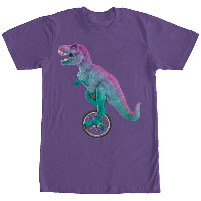Men's Lost Gods Unicycle Dinosaur T-Shirt