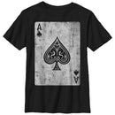 Boy's Lost Gods Distressed Ace of Spades T-Shirt