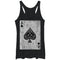 Women's Lost Gods Distressed Ace of Spades Racerback Tank Top