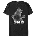 Men's Lost Gods I Dunno Lol Cat T-Shirt