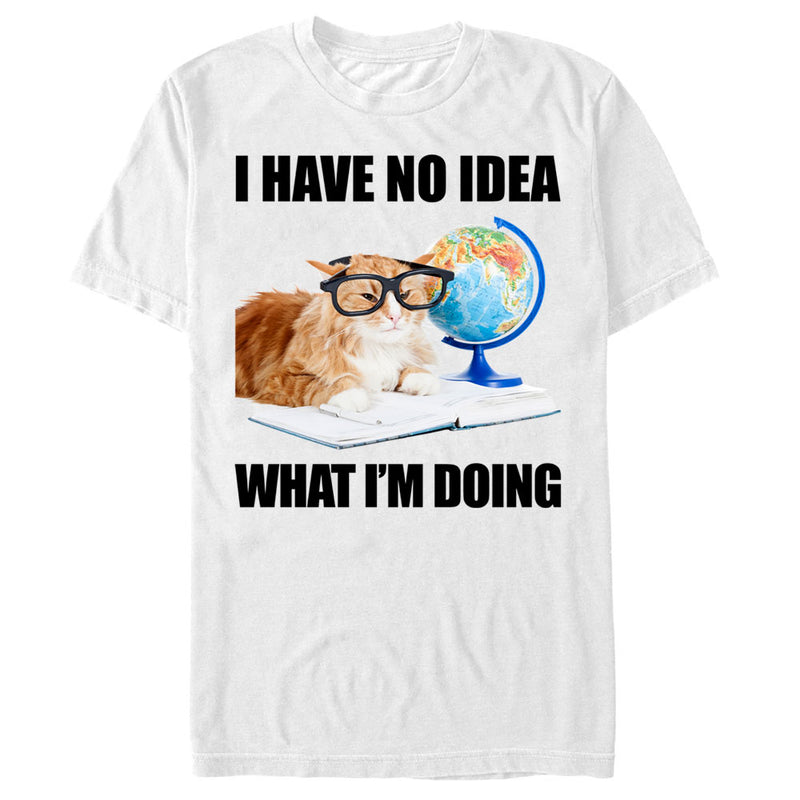 Men's Lost Gods I Have No Idea What I'm Doing Cat T-Shirt