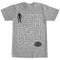 Men's Lost Gods Halloween Zombie Brain Teaser Maze T-Shirt