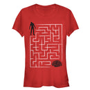 Junior's Lost Gods Halloween Zombie Brain Teaser Maze T-Shirt