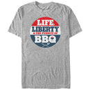 Men's Lost Gods Life, Liberty and Pursuit of BBQ T-Shirt