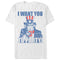 Men's Lost Gods Fourth of July  Party Uncle Sam T-Shirt