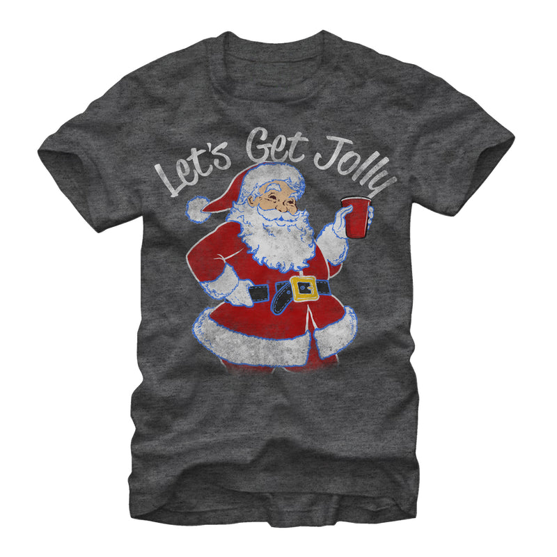 Men's Lost Gods Christmas Let's Get Jolly T-Shirt