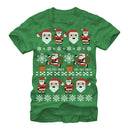 Men's Lost Gods Ugly Christmas Santa Claus T-Shirt