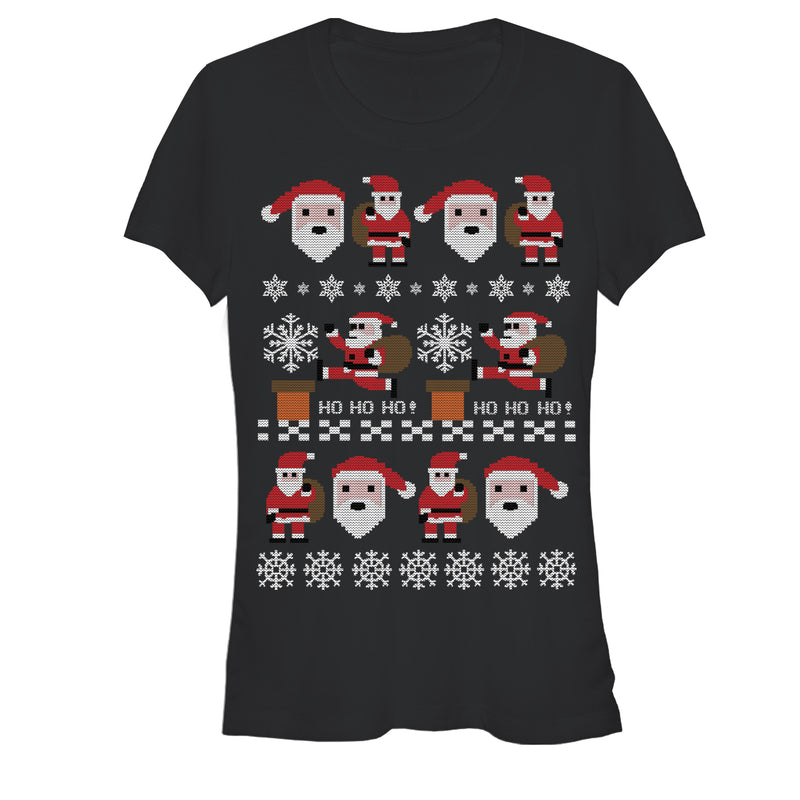 Junior's Lost Gods Ugly Christmas Santa Adventure T-Shirt