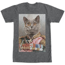 Men's Lost Gods Monocle and Medals Cat T-Shirt