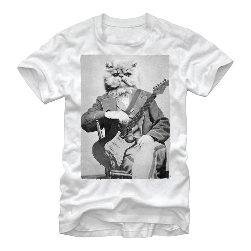 Men's Lost Gods Electric Guitar Kitty T-Shirt