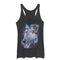 Women's Lost Gods Boombox Cat and Unicorn Space Song Racerback Tank Top