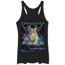 Women's Lost Gods Cat Trance Racerback Tank Top