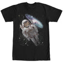 Men's Lost Gods Cat Astronaut Space Galaxy T-Shirt