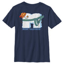 Boy's MTV Christmas Snowman Logo T-Shirt