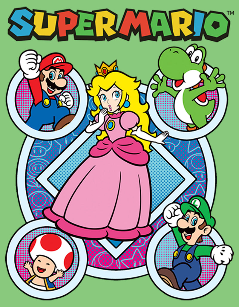Girl's Nintendo Super Mario Princess Peach Friends T-Shirt