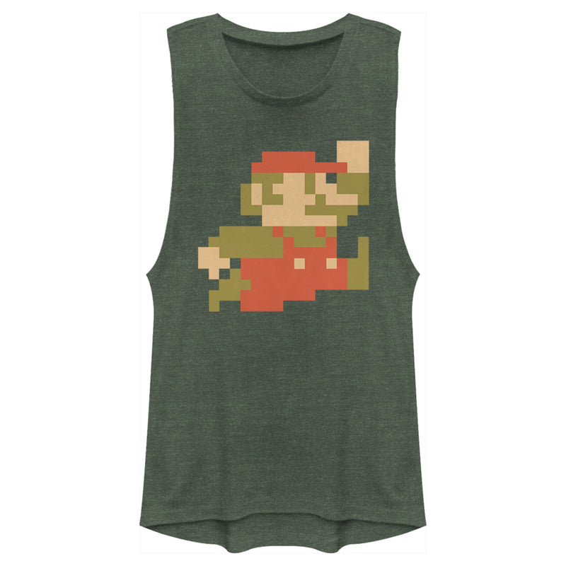 Junior's Nintendo Small Mario Pixelated Festival Muscle Tee