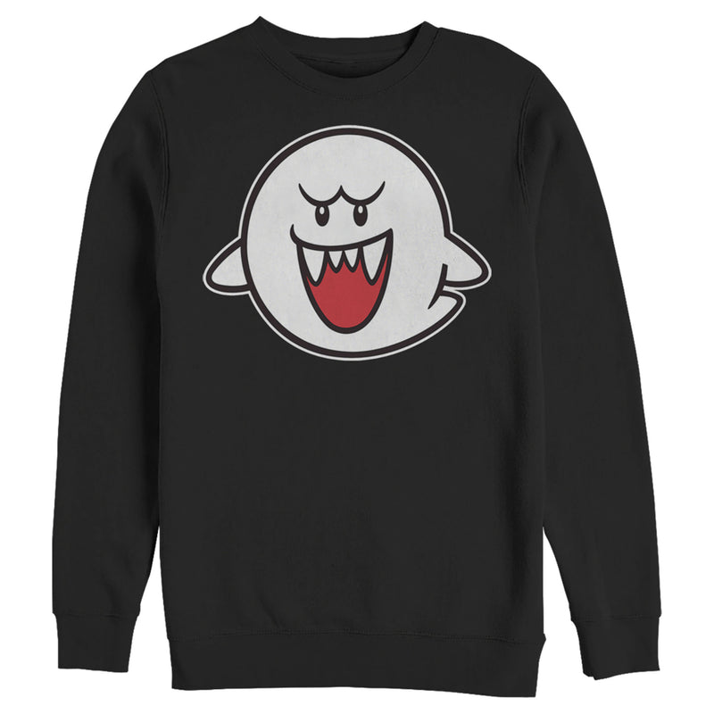 Men's Nintendo Mario Boo Ghost Sweatshirt