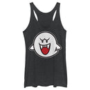 Women's Nintendo Mario Boo Ghost Racerback Tank Top