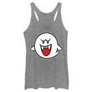 Women's Nintendo Mario Boo Ghost Racerback Tank Top