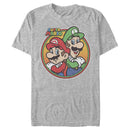 Men's Nintendo Mario Luigi Back to Back T-Shirt