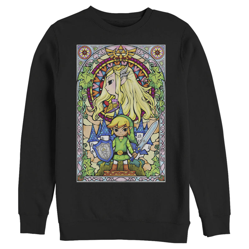 Men's Nintendo Legend of Zelda Glass Sweatshirt