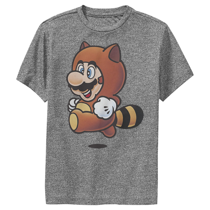 Boy's Nintendo Tanooki Racoon Mario Performance Tee