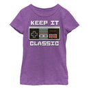 Girl's Nintendo NES Classic Controller T-Shirt