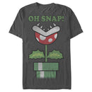 Men's Nintendo Mario Piranha Oh Snap T-Shirt