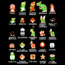 Men's Nintendo Super Mario Bros Character Guide Pull Over Hoodie
