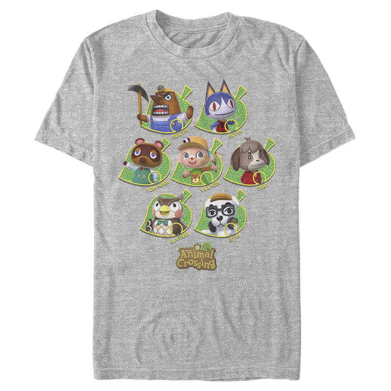 Men's Nintendo Animal Crossing New Leaf Towns People T-Shirt