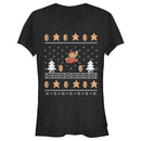 Junior's Nintendo Ugly Christmas Mario Coin T-Shirt