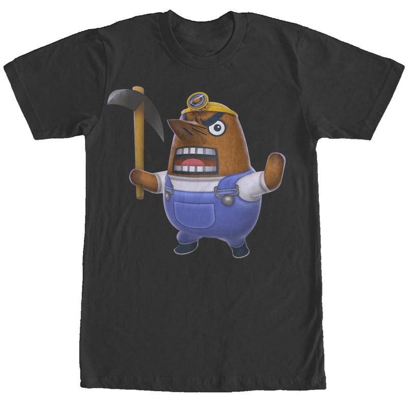Men's Nintendo Animal Crossing Resetti Mole T-Shirt
