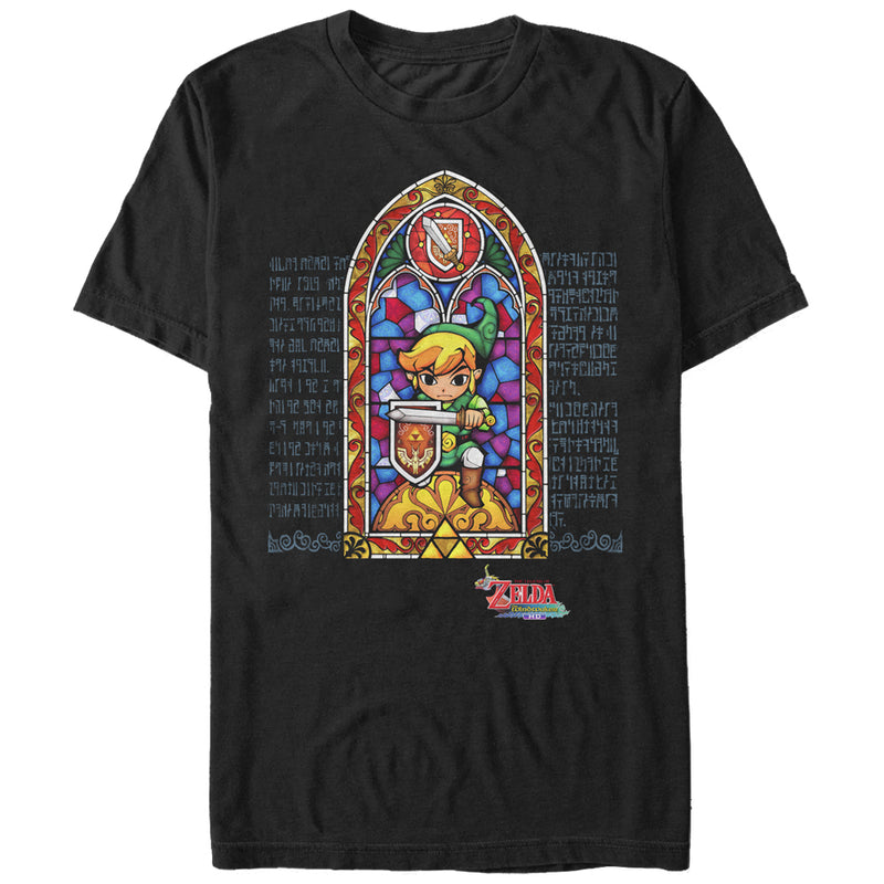 Men's Nintendo Legend of Zelda Stained Glass T-Shirt